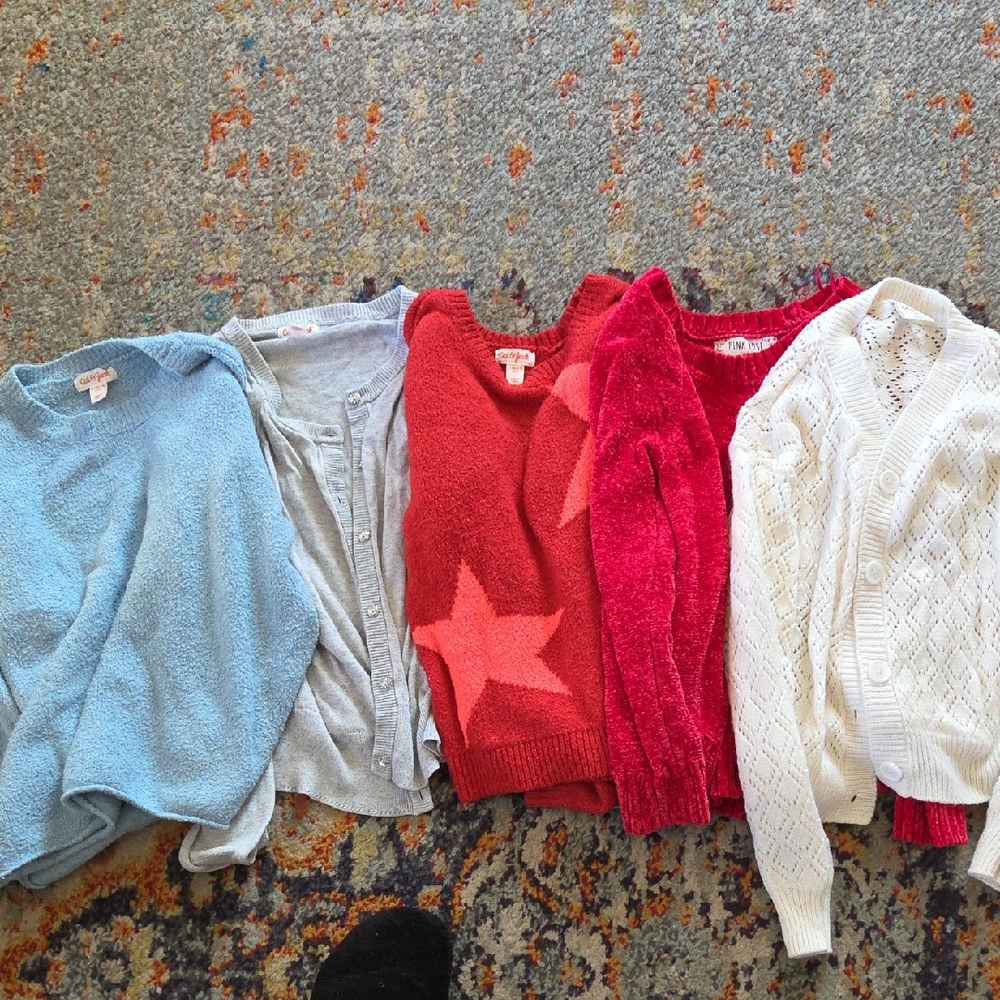 Girls 10/12 Multicolor Sweater Collection